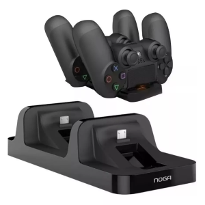 Joystick Ps4 Base Cargador Para Doble Noga P42x Soporte Gtia